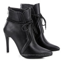 Woman Boots New Arrivals 2020 Genuine Leather Lace Up Ankle Booties Rope Zipper Up Ladies Boots Sale